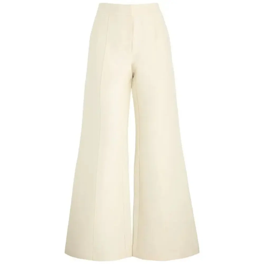 CLEA Maverick Wide-leg Cotton-blend Trousers Size L NWT Retail $588 Tuckernuck